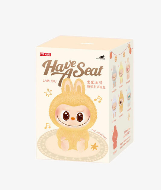 Pop Mart Labubu The Monsters Have a Seat Vinyl Plush Sealed Case