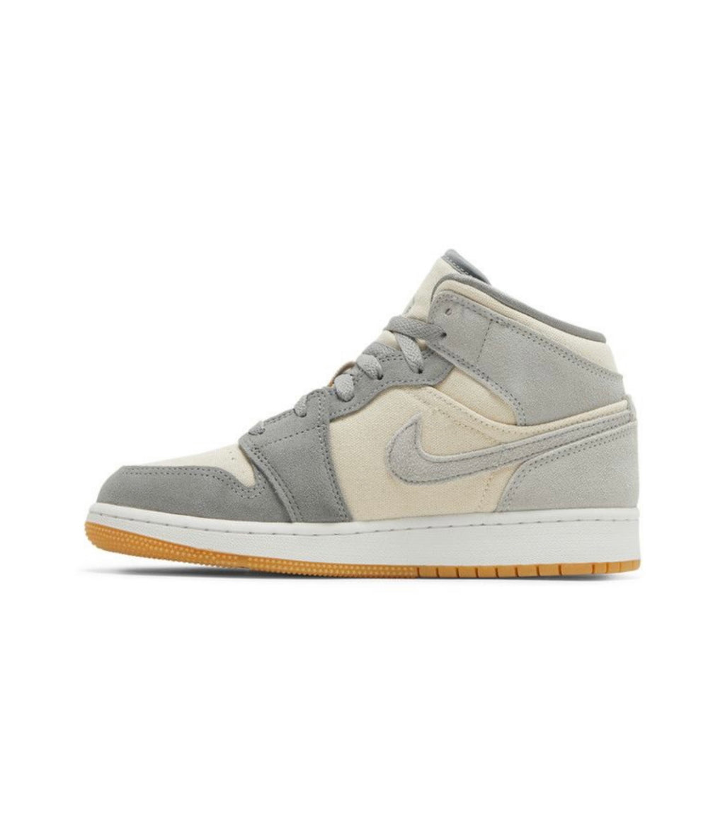 Jordan 1 Mid SE Coconut Milk Particle Gray (GS)
