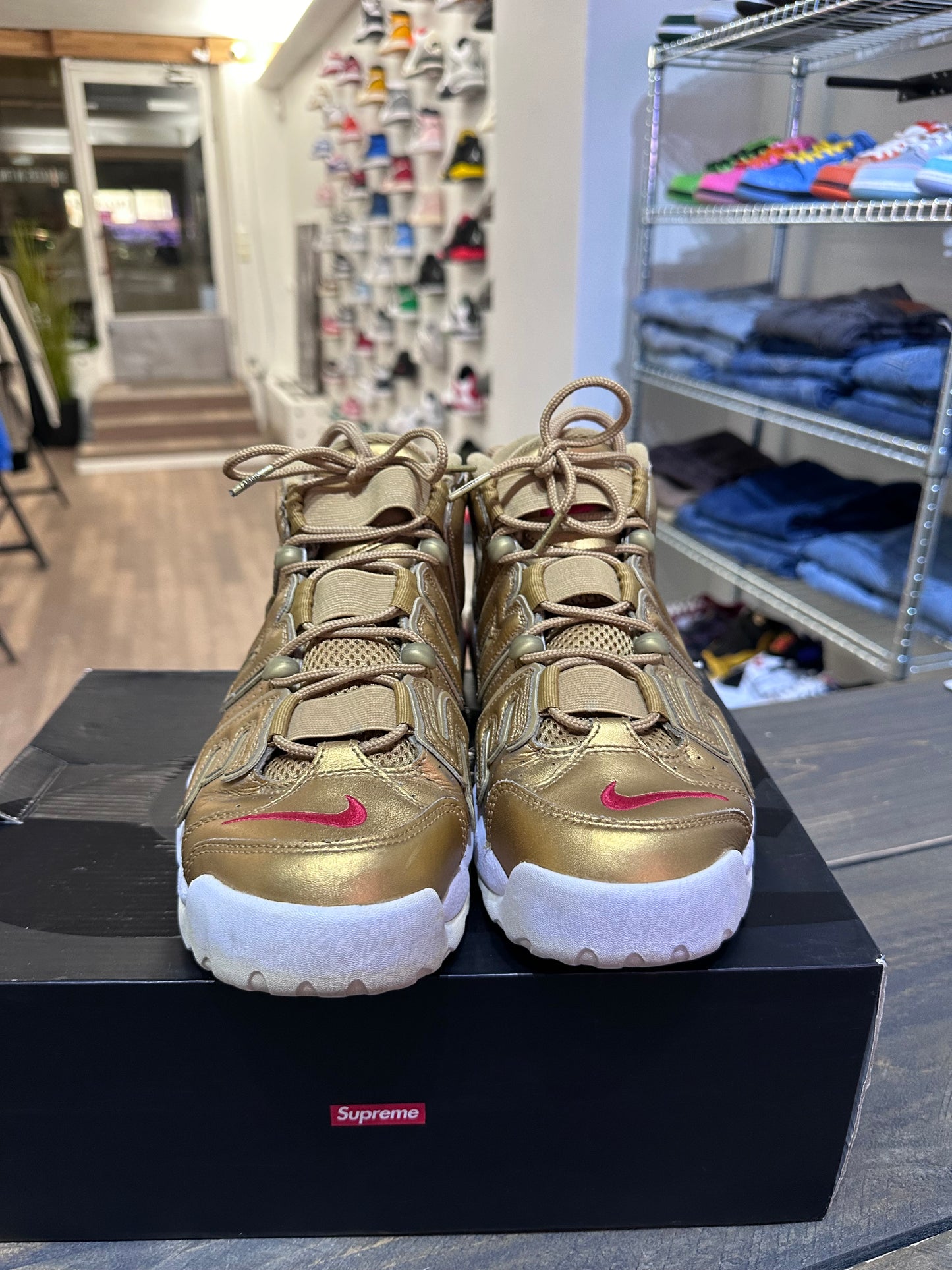 Nike Air More Uptempo Supreme Suptempo Gold (Eu: 42)