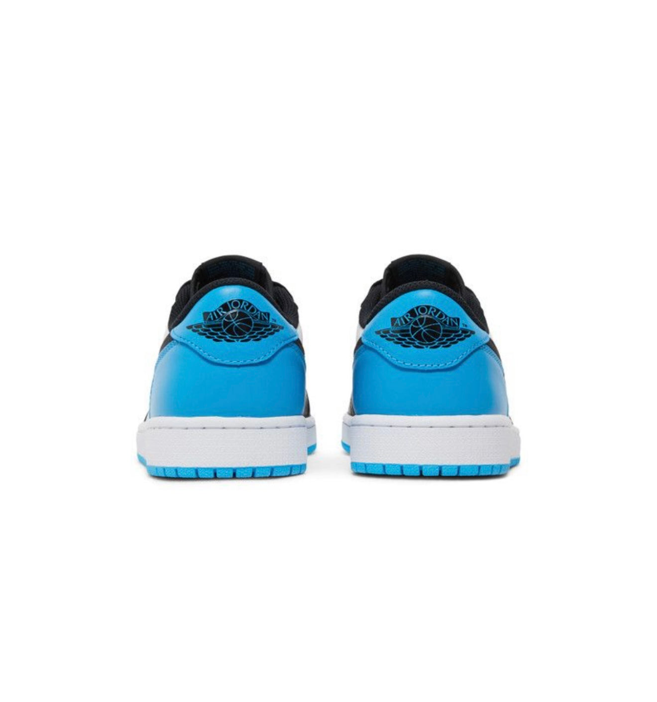 Jordan 1 Retro Low OG Black Dark Powder Blue UNC