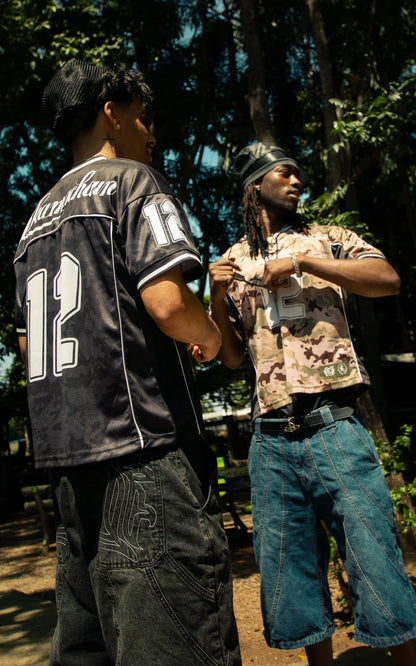 LUKAMACHAIN Camo Jersey Army Green