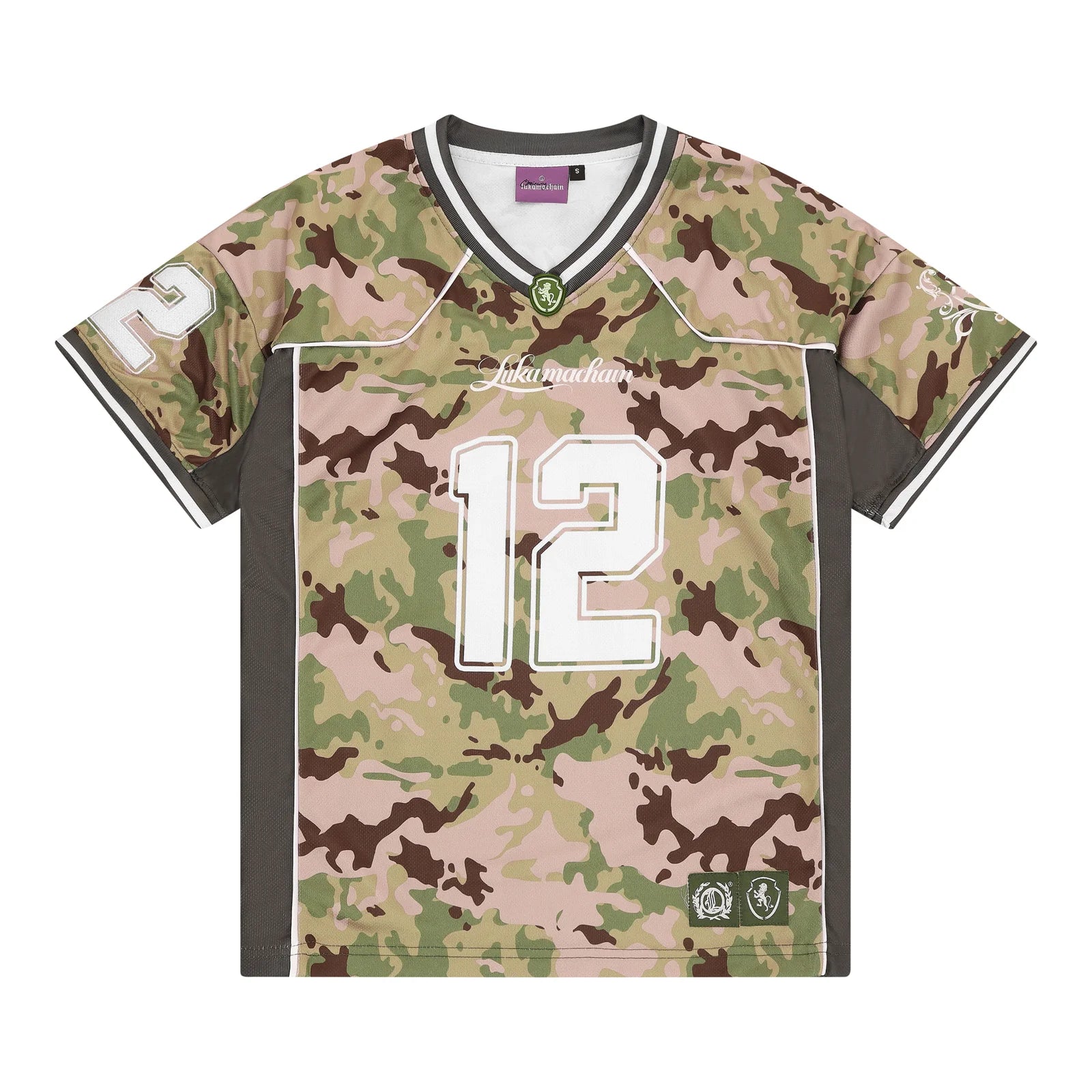 LUKAMACHAIN Camo Jersey Army Green
