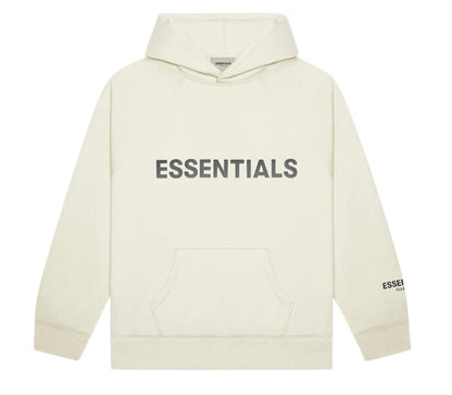 Fear of God Essentials Pullover Hoodie Applique Logo Buttercream