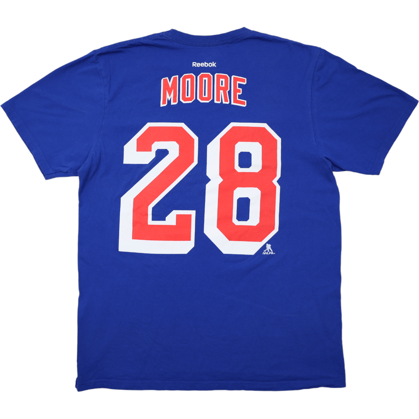 New York Rangers Moore #28 NHL T-Paita