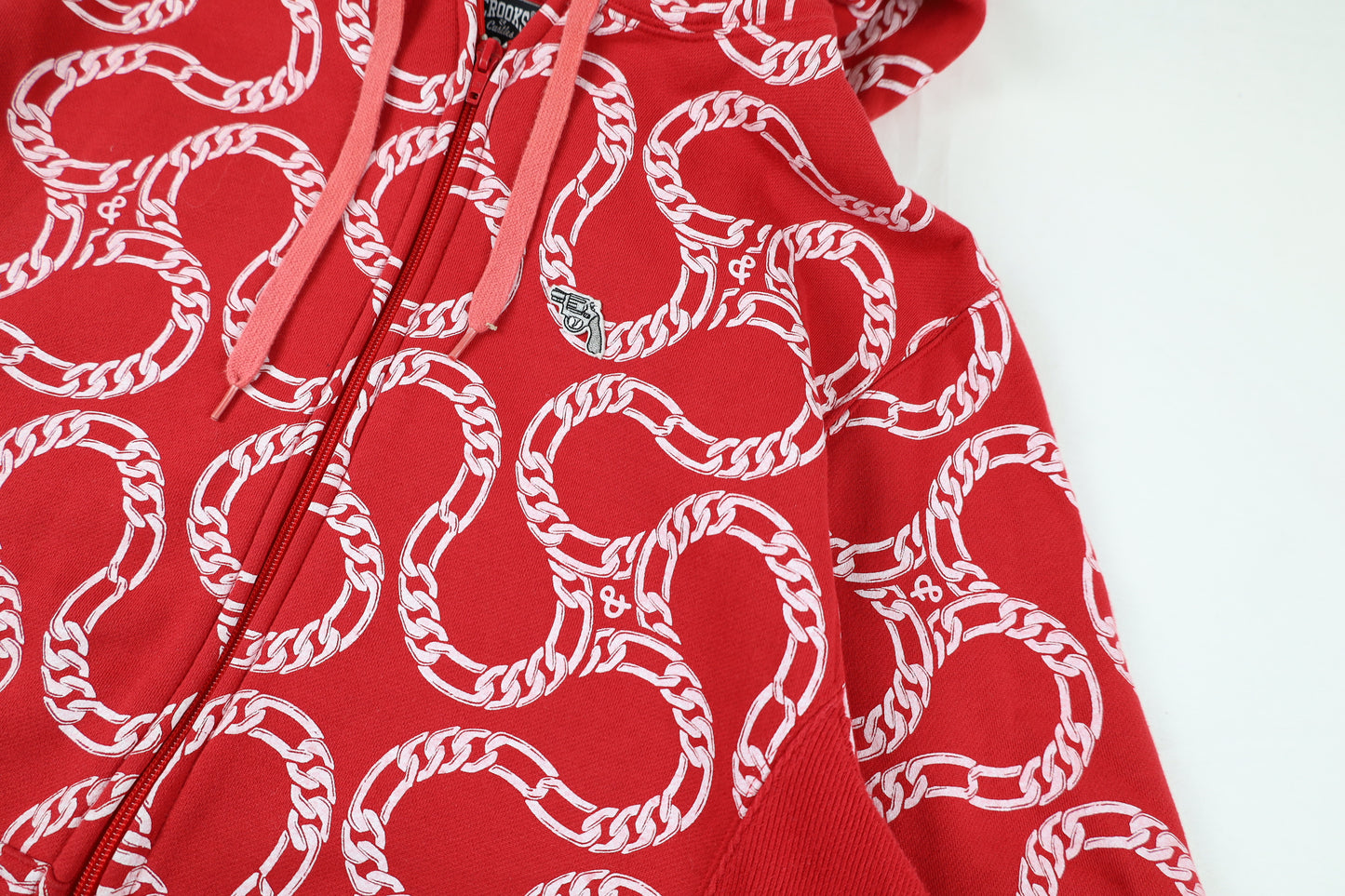 Chain Red Zipper Huppari