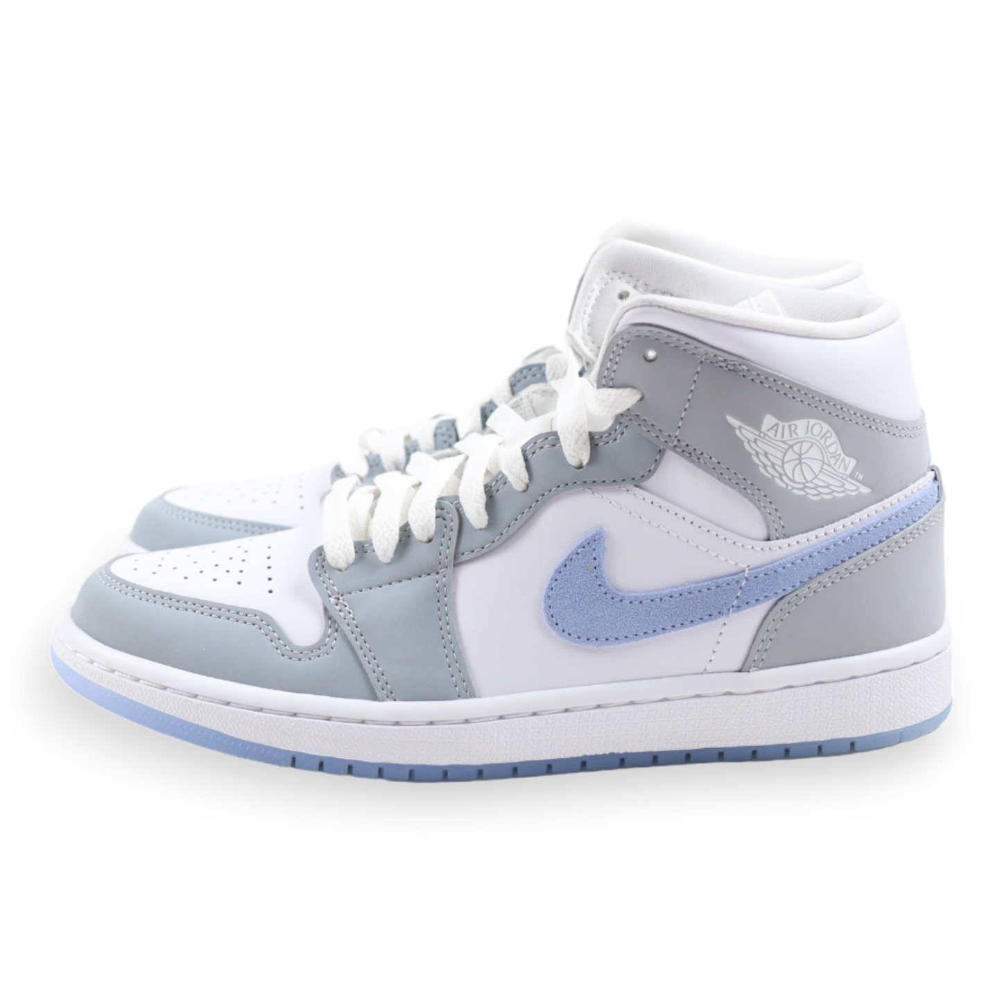 Jordan 1 Mid Wolf Grey Aluminum (Women's)