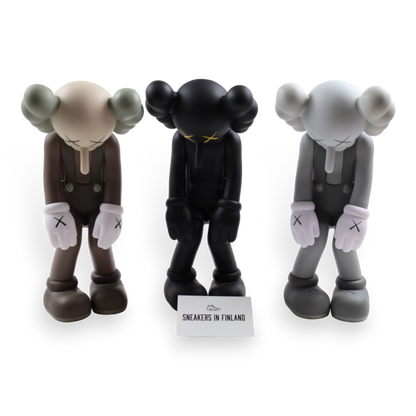 KAWS Small Lie Companion Vinyl Figure Black / Grey / Brown set