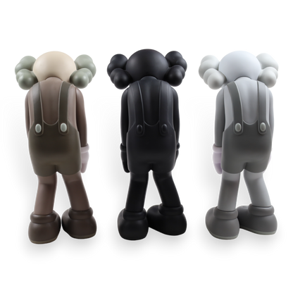 KAWS Small Lie Companion Vinyl Figure Black / Grey / Brown set